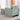 Chenille Upholstered Armchair with Footstool