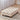 Buttoned Velvet Rectangular Ottoman Footstool with Gourd-shaped Legs