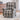 Linen Fabric Upholstered Sofa Pushback Reclining Chair Armchair