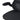Close-up of a black office chair with armrests on a white background
