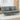 3-in-1 Convertible Sofa Bed with Linen Upholstery & Chrome Legs - Grey