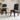 Set of 2 Grey Velvet High Back Dinning Chair