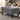 Modern Nailhead Trim Buttoned Ottoman Bench