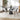 Set of 2 Linen Dinning Chairs with Metal Legs