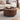 Round PU Leather Upholstered Storage Ottoman with Lift-Top & Flip Design
