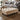 Buttoned Velvet Rectangular Ottoman Footstool with Gourd-shaped Legs