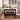 Retro Dining Table Set with 2 Stools, Compact Breakfast Bar Table Set with Wood Effect Finish