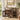 Vintage Wine Bar Cabinet with Wine Rack, Rustic Storage Cabinet with Glass Holder