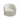 Teddy Fleece Swivel Accent Chair with Curved Backrest for Living Room