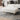 White Teddy Fleece Upholstered Footstool