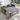 Grey Convertible Sofa Bed with 2 Pillows