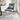 Grey Velvet Tufted Dining Chair with Cushion