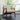 Corduroy Upholstered Accent Armchair with Rattan Side Panels