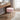Round Fuzzy Ottoman Vanity Stool