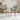 Set of 2 Linen Dinning Chairs with Metal Legs
